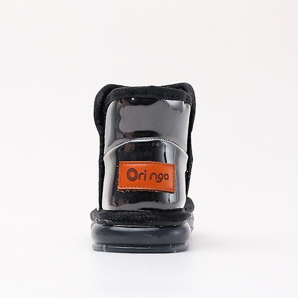 Flickor Snö Boots Vinter Varma Skor Vattentät Övre Fr2655 Black EU 34