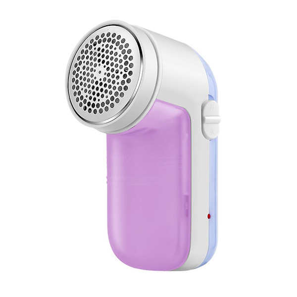 Stofshaver Defuzzer, Genopladelig Fnugfjerner, Elektrisk Sweater Shaver Med Udskifteligt Rustfrit Stål Blad Purple