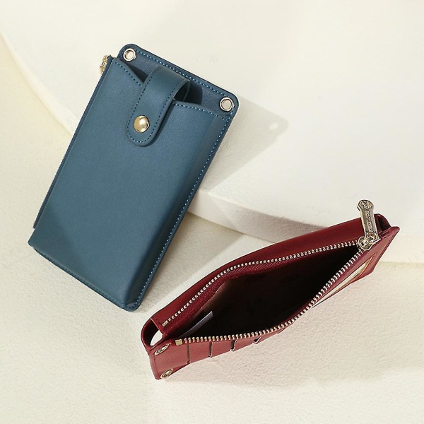 Mobiltelefonväska Mini nisch koreansk version Mode damaxelväska Mobiltelefonväska Blue