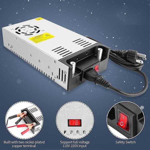 DC 12V 50A 600W Switching Power Adapter Sæt, Switching Converter 110 AC til 12 Volt DC Converter til
