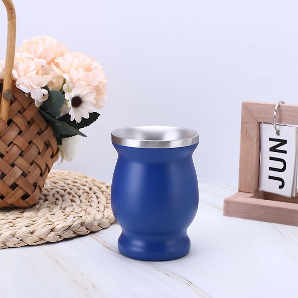 Luonnollinen kurpitsa-/teekuppisetti ruskea, ruostumaton teräs | helppo puhdistaa Blue