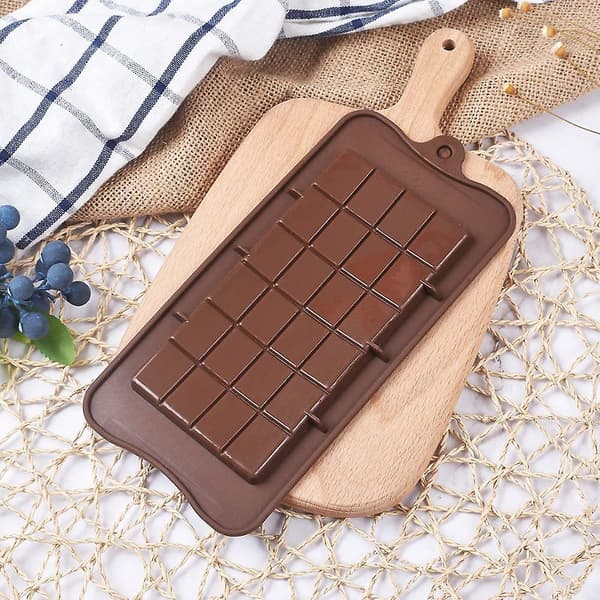 Choklad Silikonformar, ?Brytbara Godis- och Energibar Silikonformar, 6-pack