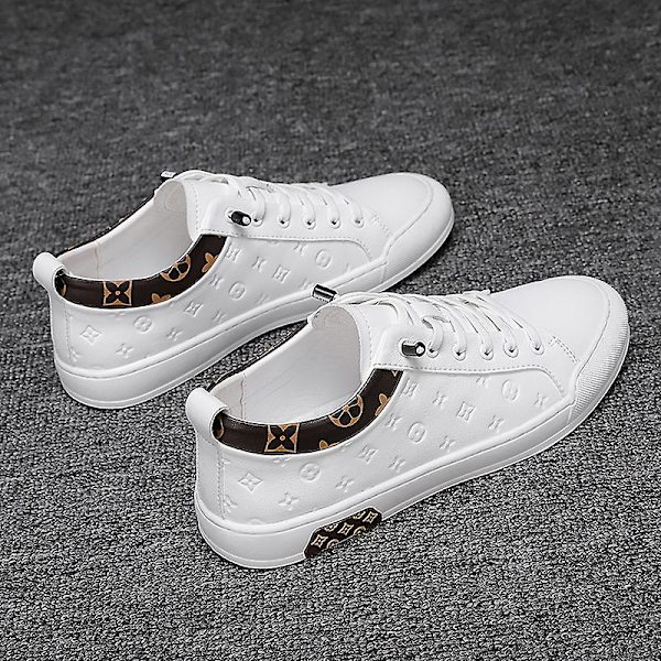 Herr Casual Skor Högkvalitativa Sneakers Frk8801 White EU 41