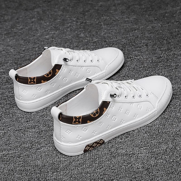Herre fritidssko høykvalitets sneakers Frk8801 White EU 39