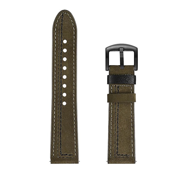 22 mm Colorc -vaihtoranneke Galaxy Watch 4/4 Classic -kelloon, kaksivärinen aitoa nahkaa oleva ranneke, urheilullinen vaihtoranneke Samsung Galaxy Watch4 4 -kelloon