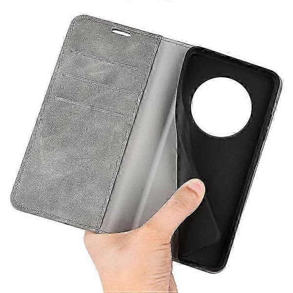 Skinnfodral Plånboksfodral för Realme 14 Pro 5G Grey