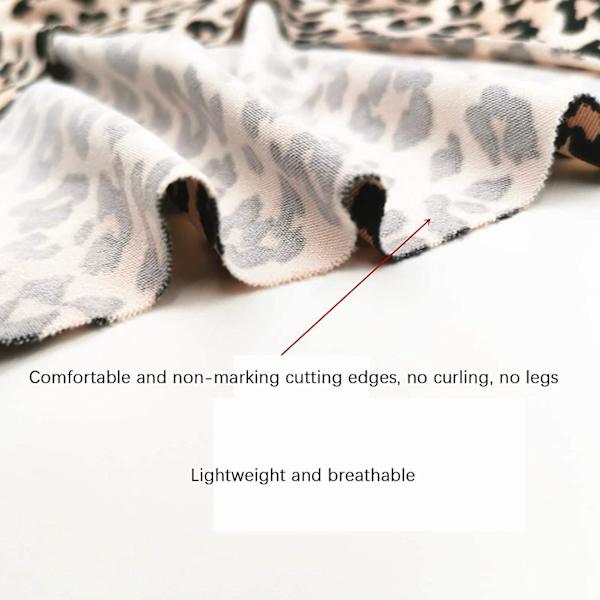 Dam Fashion Panties, Sexiga Underkläder Leopard Print Solid Color Ice Silk Seamless Panties Style 1 4pcs