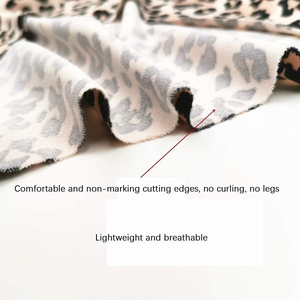 Dame Mote Truser, Sexy Undertøy Leopardtrykk Ensfarget Ice Silk Sømløse Truser Style 1 4pcs