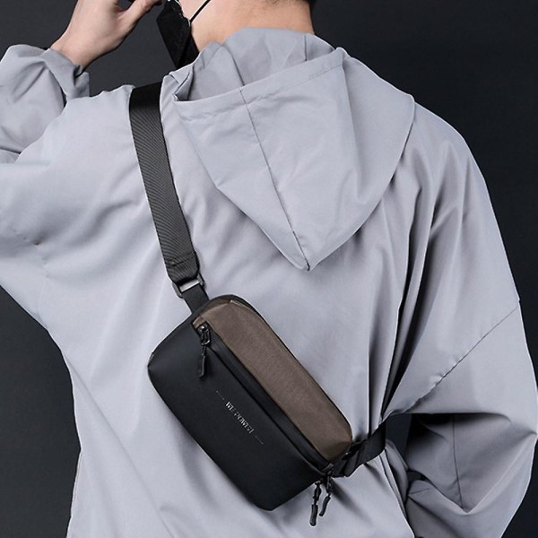 Ny trend ficka-utomhus reseficka mode enkel nylon ficka brown
