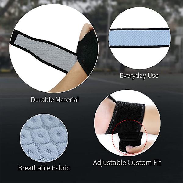 2-pack handledskompressionsband och handledsskydd sport handledsskydd för fitness Style 1