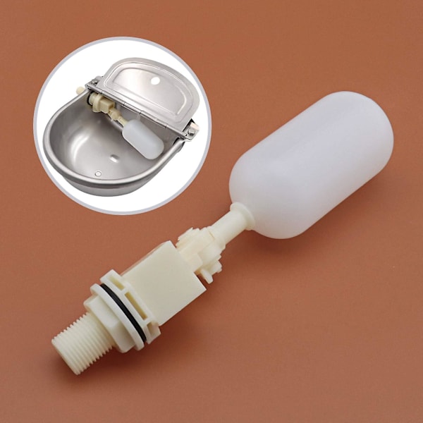 2 stk. Automatisk Akvarie Flydeventil Kugleventil 1/2 Tomme 20mm