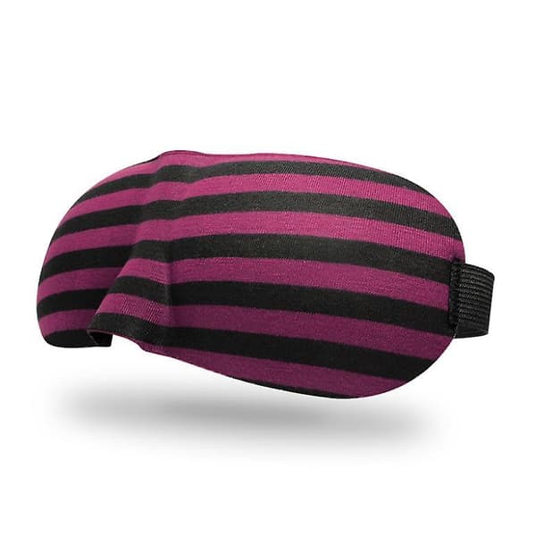 Sovmask för Män Kvinnor, 3D Konturformad Sovmask (1 st) Red Stripes