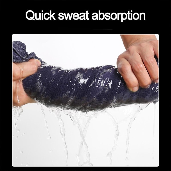Gymhandduk för svett - Mjuk och absorberande träningshandduk (42*95cm) - Infunderad sporthandduk (rosa) Blue Violet