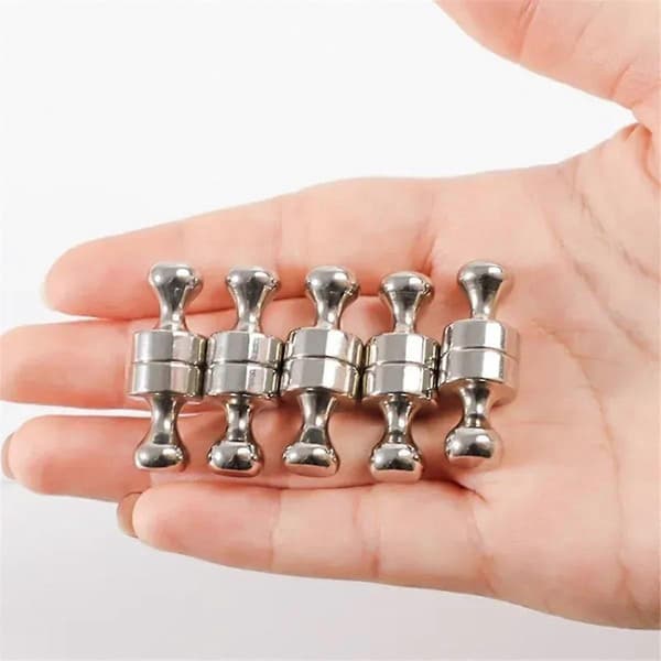 Starka magnetiska häftstift Mini metallmagneter Magnetiska häftstift Starka metallhäftstift