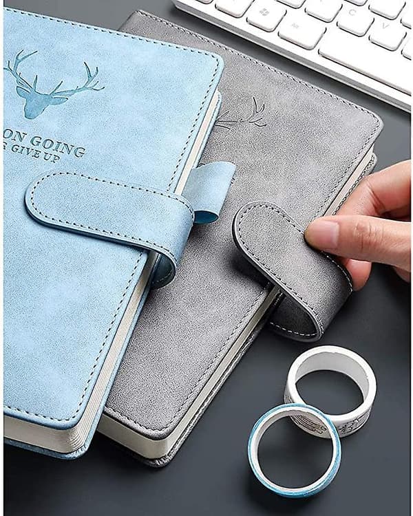 A5 Linjeret Notesbog Journal Super Tyk Læder Business Notesbog Hardcover Executive Notesbøger Med 360 Sider