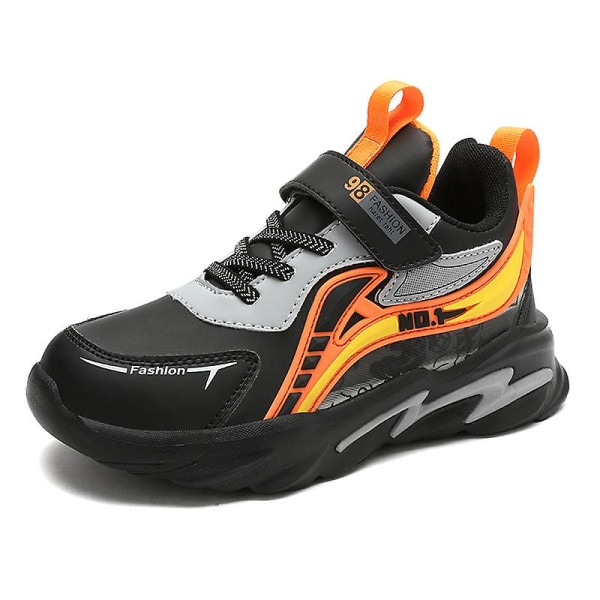 Børnesneakers Skridsikre Åndbare Sportsløbesko Fr2023 BlackOrange EU 40