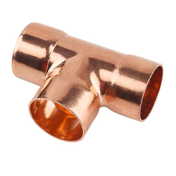 Lodding Kobberfittings - Lik T-Stykke 14 Cm - Conform Grå2 Stk