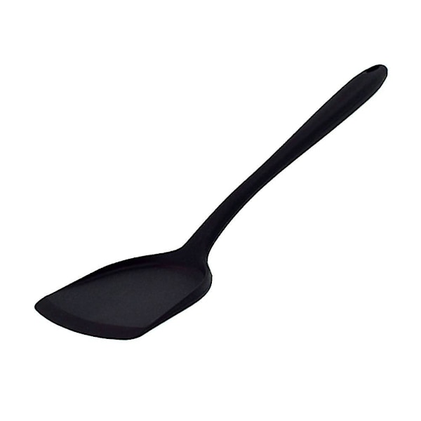 1 stk. silikonespatel varmebestandig langt håndtag non-stick vendespade køkkenredskab