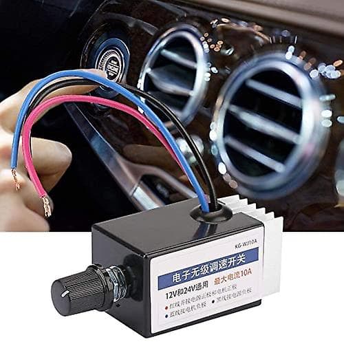 DC 12V/24V Universal Motorhastighetskontroller Bryter For Bil Lastebil Vifte Varmeapparat Kontroll