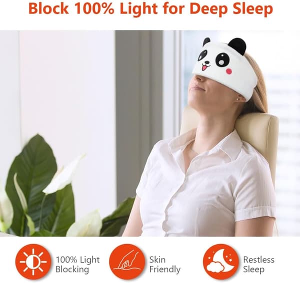 Bluetooth Sovmask Barn Ögonmask, Sovhörlurar Bluetooth | Pannbandshörlurar, Musik Sovpannband Sovhörlurar Pannband Sov
