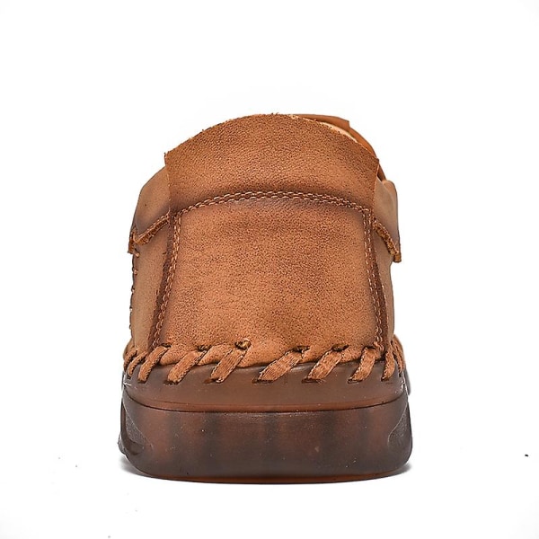 Miesten vapaa-ajan nahkaloaferit 3038 Brown EU 42
