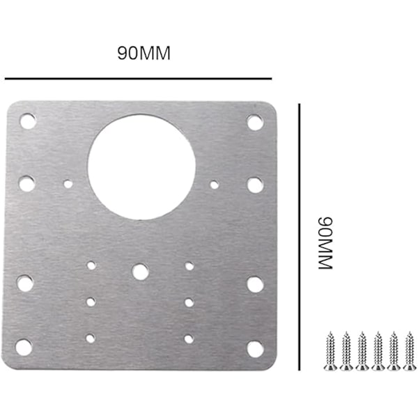 4 stycken reparationsplatta för skåpgångjärn med hål,  Reparationsfästen lätt installation med