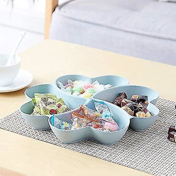 Hjerteformet fat bolle sett brett fat frukt dessert tallerken godteriboks 10pcs