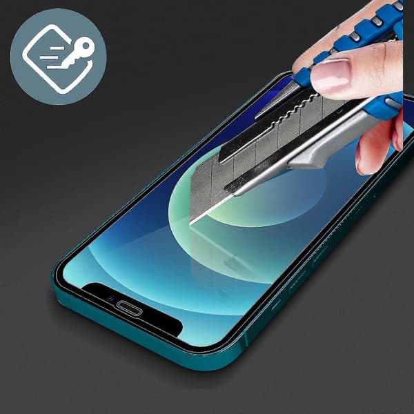 Skärmskydd för Apple Iphone 12 Mini Fingeravtrycksresistent - Svart-1