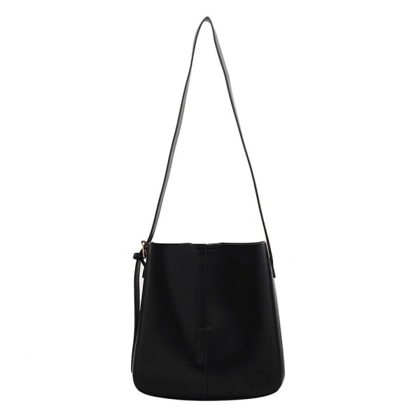 Crossbody Fashion Axelväska Handväska Med Justerbar Rem black