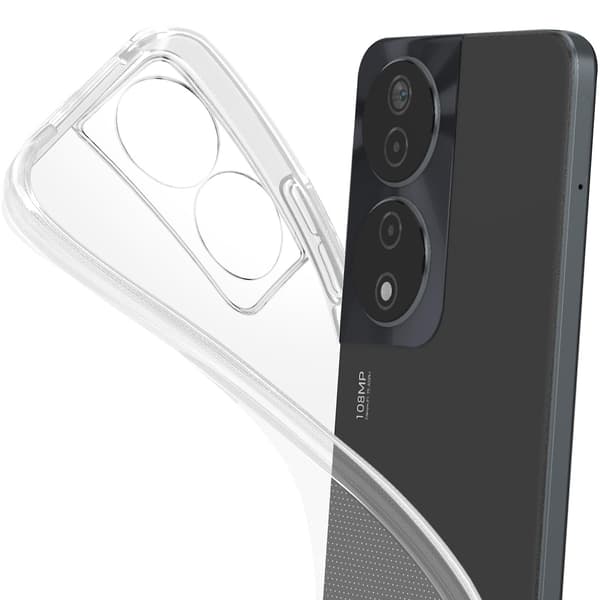 Cover til Honor 90 Smart Fleksibel silikonebeskyttelse, Transparent