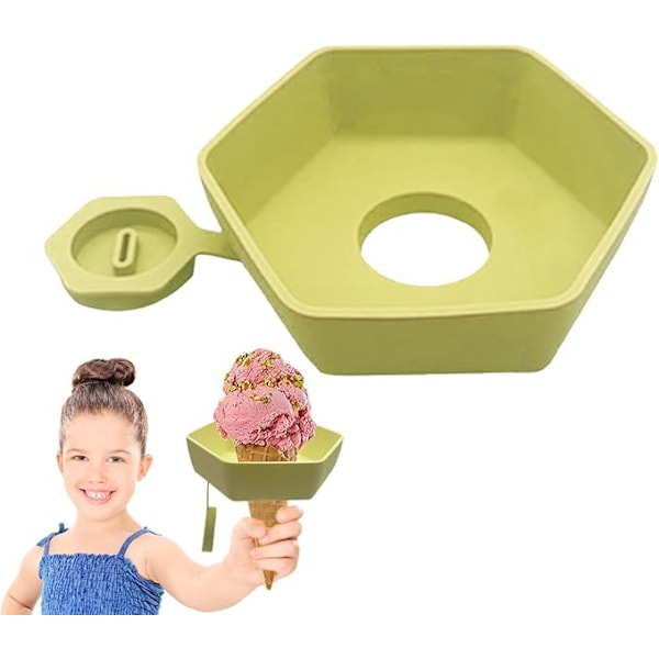 Droppfri Popsicle Stand - Återanvändbar Popsicle Stand | Bärbar Silikonglasshållare För Barn | Popsicle Drip Collector Barnens Popsicle Stand