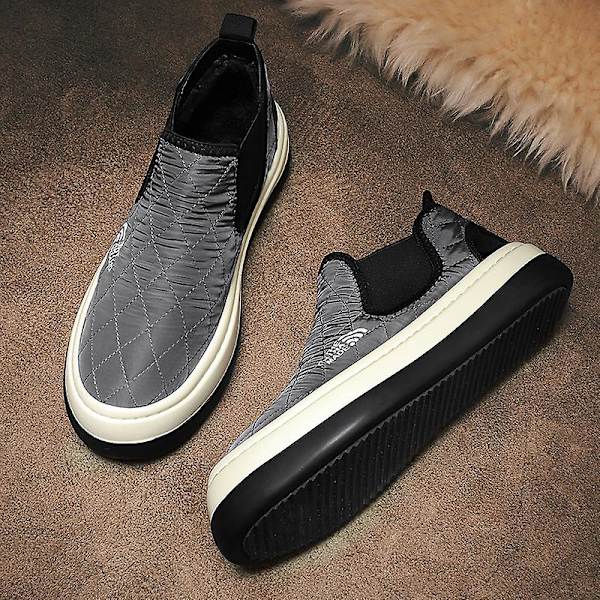 Herr Casual Skor Vinter Håll Varma Skor Frw898 Gray EU 40