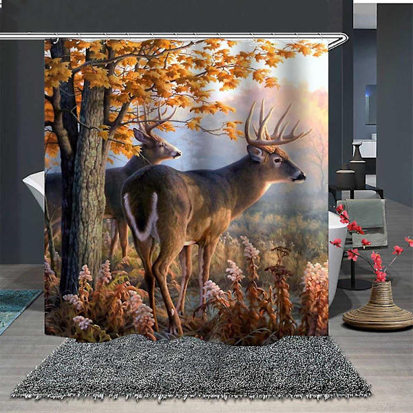 180*180 Duschdraperi Olika Mönster Duschdraperi Badrum Duschdraperi Digitaltryck Polyester Duschdraperi