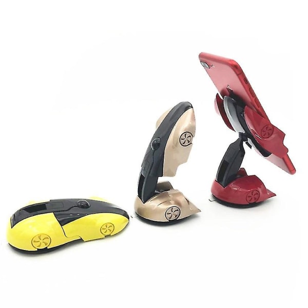 Sportsbil Telefonholder Bilmodell Magnetisk Feste Sportsbil Telefonstativ Yellow