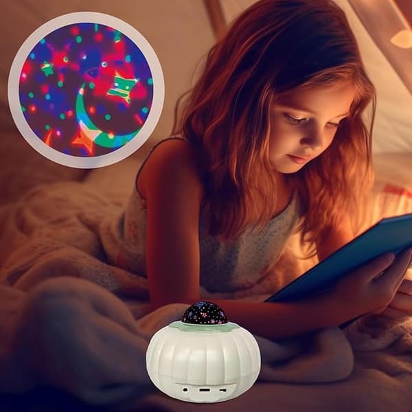 Star Projector Night Light, Star Light Projector,Pumpa Design Lamp Projektor | Nattljus projektorlampa för sovrum, arbetsrum