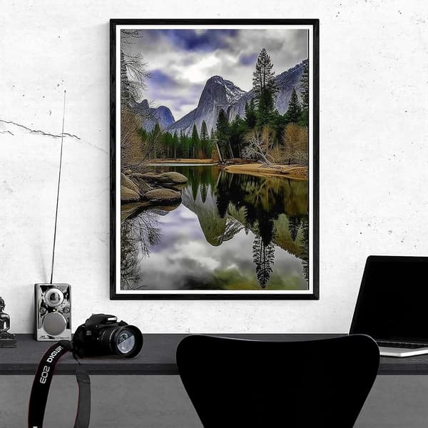 5d Diamant Maleri Landskab Serie 30x40cm stil 3