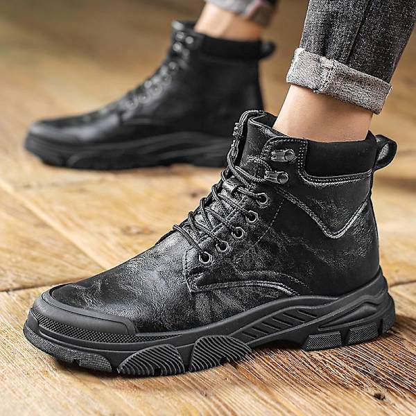 Herr Snow Boots High-Top Skor Martin Varma Skor Fr1019 Black EU 41