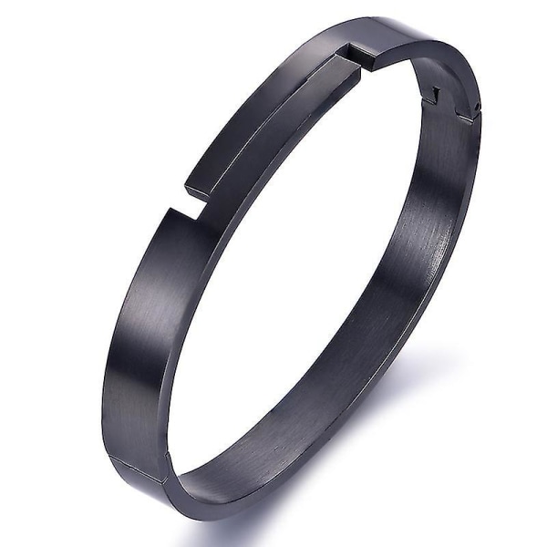 Herrearmbånd Kjede Dekor Charm Gaver Enkle Metall Mote Smykker For Fest Black