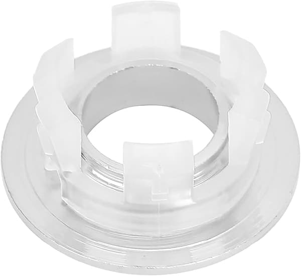 Handfat överflöde skydd ring 3 cm mässing handfat runt hål trim lock för hål handfat trim (SILVER)
