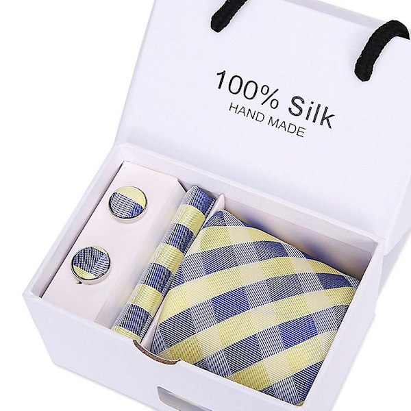 Herr slips slips presentförpackning 5 delar kostym grupp slips affärs formell bröllop slips B52