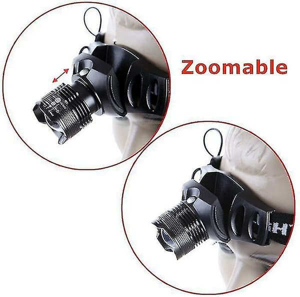 LED Hodelykt Zoombar Hodelykt Hodelykt Lommelykt
