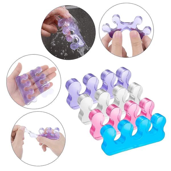 8-pack gel nagellack tåavdelare