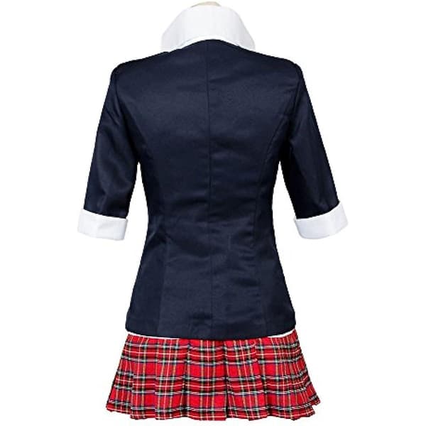Anime Junko Enoshima Cosplay Kostym Polyester Uniform Kostym Dräkt XS