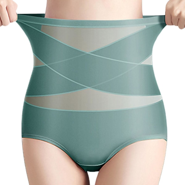 Kvinnors Butts Lifter Shapewear Hög Midja Tummys Kontroll Body Shaper Trosor XL Green