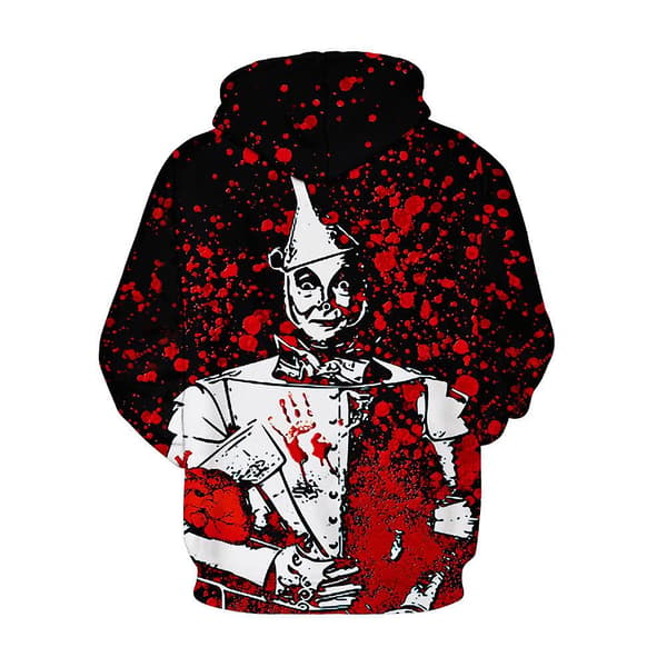Halloween Blodig Hettegenser for Menn, Hettegenser style 3 XL
