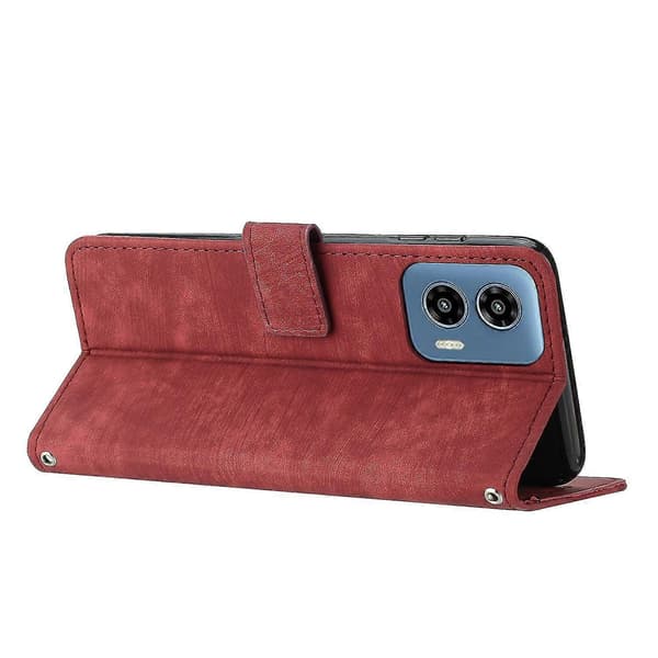 PU-etui til Motorola Moto G34 5g Red