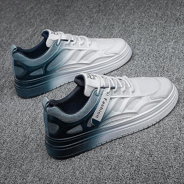 Herr Casual Skor Halkfria Andningsbara Platta Skor Frq623 Blue EU 41