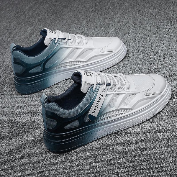 Herr Casual Skor Halkskydd Andas Platta Skor Frq623 Blue EU 40