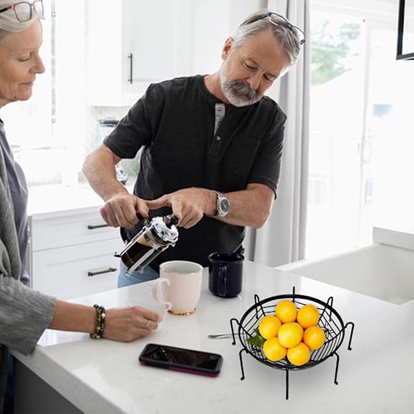Spider Web Snack Bowls, Slitesterk og multifunksjonell fruktkurv for kjøkkenbenk, hjem, kjøkken, klubb og bardekor