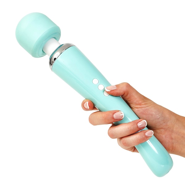 Sexleketøy Stavmassasjeapparat, Sexleketøy for Voksne Kvinner - G-Punkt Vibratorer, Klitorisstimulering, Dildo, Vanntett, Trådløs (Stor, Grønn)